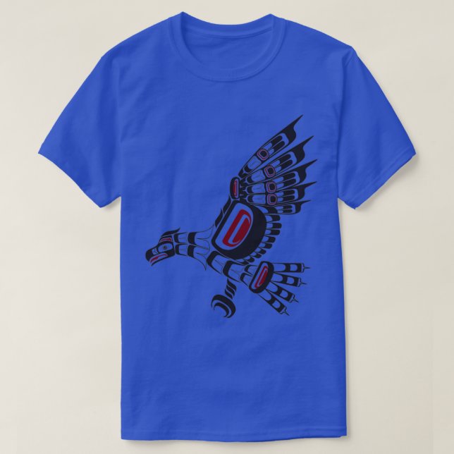 Pacific Northwest Eagle native american salish for T-Shirt (Design Front)