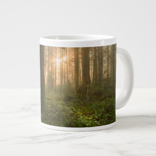 Pacific Northwest Forest   Foggy Morning Large Coffee Mug