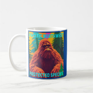 Pacific Northwest Protected Species Sasquatch Coffee Mug