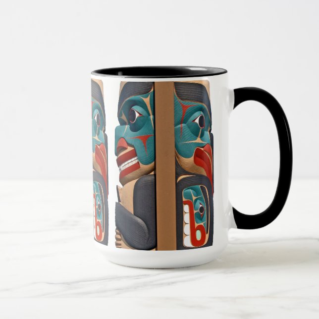 Pacific Northwest Totem Mug (Right)