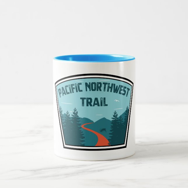 Pacific Northwest Trail Two-Tone Coffee Mug (Center)