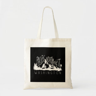 Pacific Northwest Washington Pullover Hoodie Pullo Tote Bag