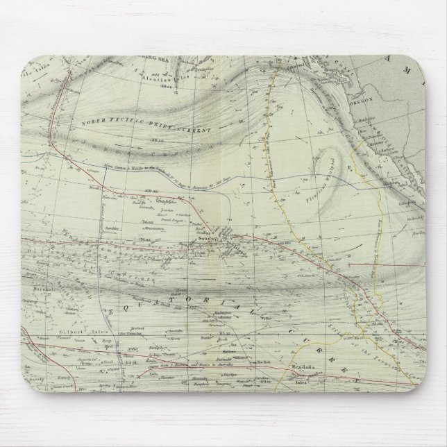 Pacific Ocean 4 Mouse Mat (Front)