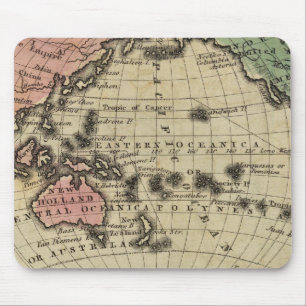 Pacific Ocean, British Islands Mouse Mat