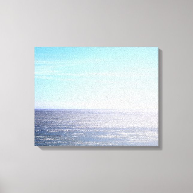 Pacific Ocean Horizon Colour 16x20 Canvas Print (Front)