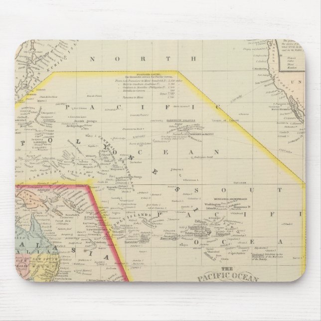 Pacific Ocean including Oceania Mouse Mat (Front)