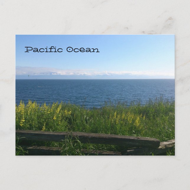 Pacific Ocean Postcard (Front)