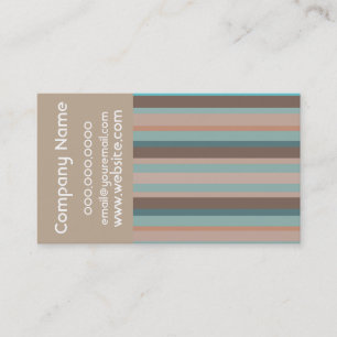 Pacific Ocean Stripes Business Card