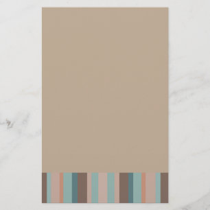 Pacific Ocean Stripes Stationery