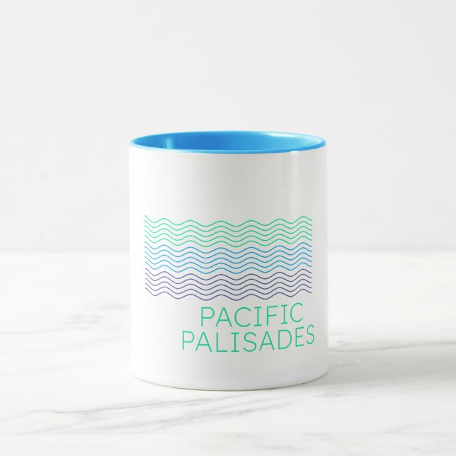 Pacific Palisades Wave Ocean Mug (Center)