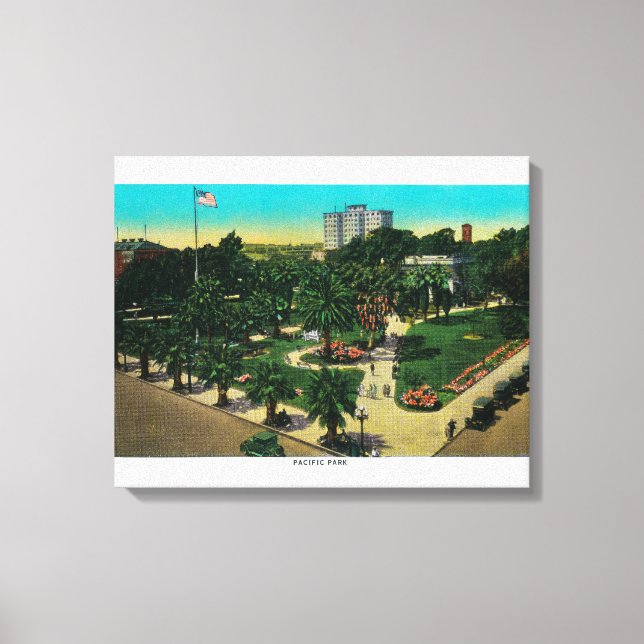Pacific Park in Long Beach, California Canvas Print (Front)