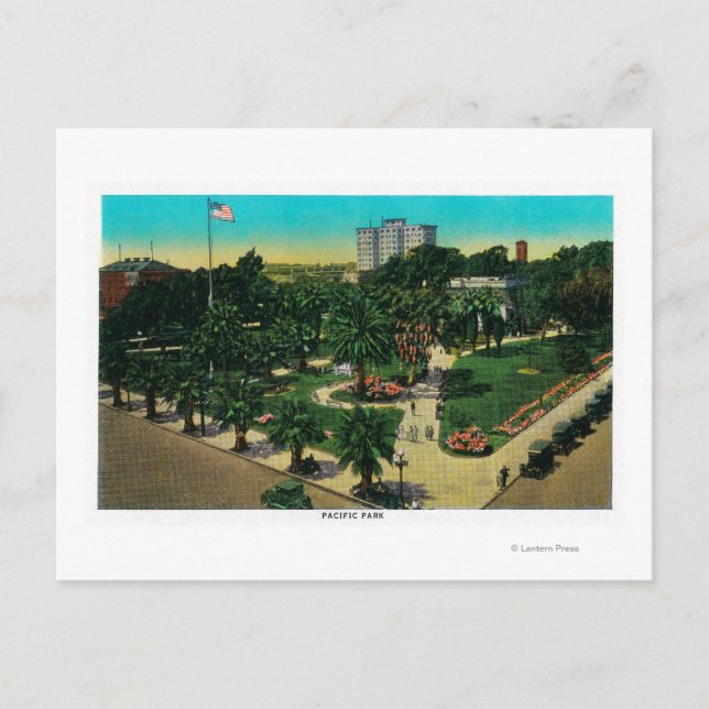 Pacific Park in Long Beach, California Postcard (Front)
