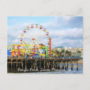 Pacific Park, Santa Monica, Ca. Postcard