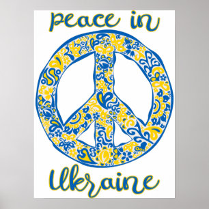 Pacific peace sign quote in Ukrainian flag colours