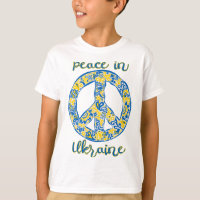 Pacific peace sign quote in Ukrainian flag colours