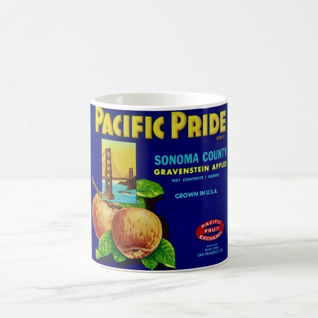 Pacific Pride Gravenstein Apple Mug (Center)