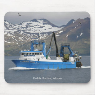 Pacific Prince, Fishing Trawler in Dutch Harbour Mouse Mat