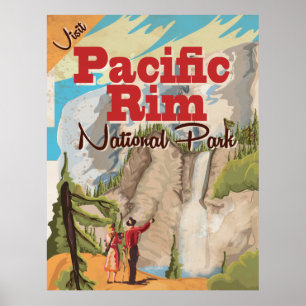 Pacific Rim Canada National Park vacation Poster