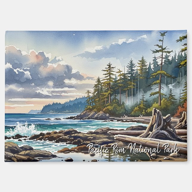 Pacific Rim National Park Canada Travel Magnet (Front)