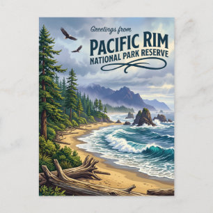 Pacific Rim National Park Reserve Canada Postcard