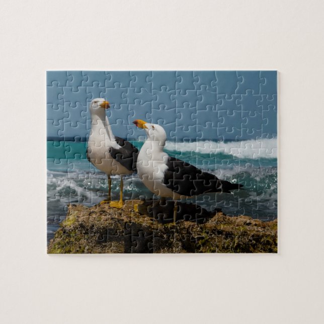 Pacific Seagull Birds Australia Ocean, 110 pieces Jigsaw Puzzle (Horizontal)