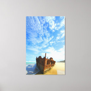 PACIFIC SHIPWRECK 32x48 Canvas Print
