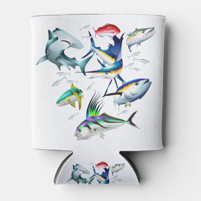 Pacific Sport Fish Can Cooler (Front)