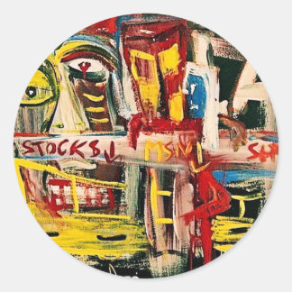 PACIFIC STOCK EXCHANGE CLASSIC ROUND STICKER