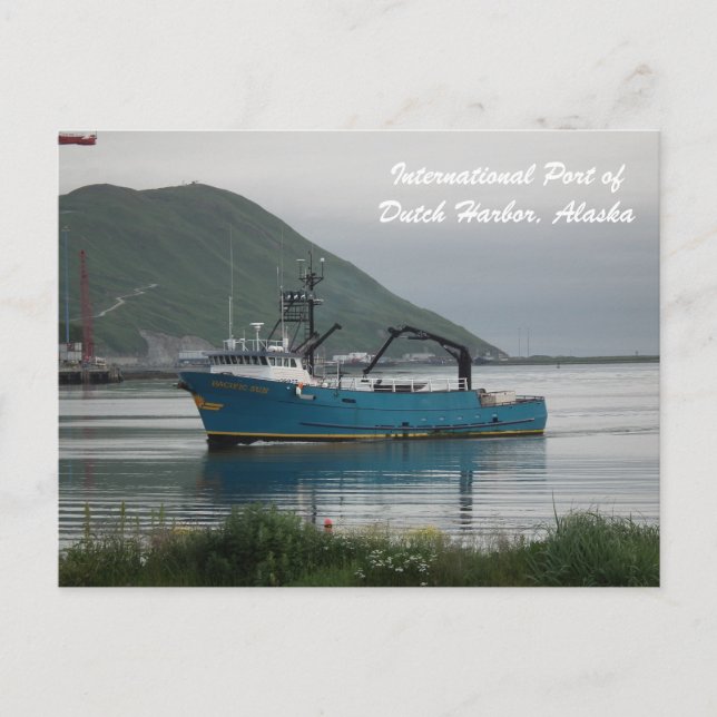 Pacific Sun Bering Sea Crab Fishing Fleet Postcard (Front)