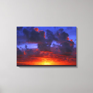PACIFIC SUN FIRE 16x24 Canvas Print