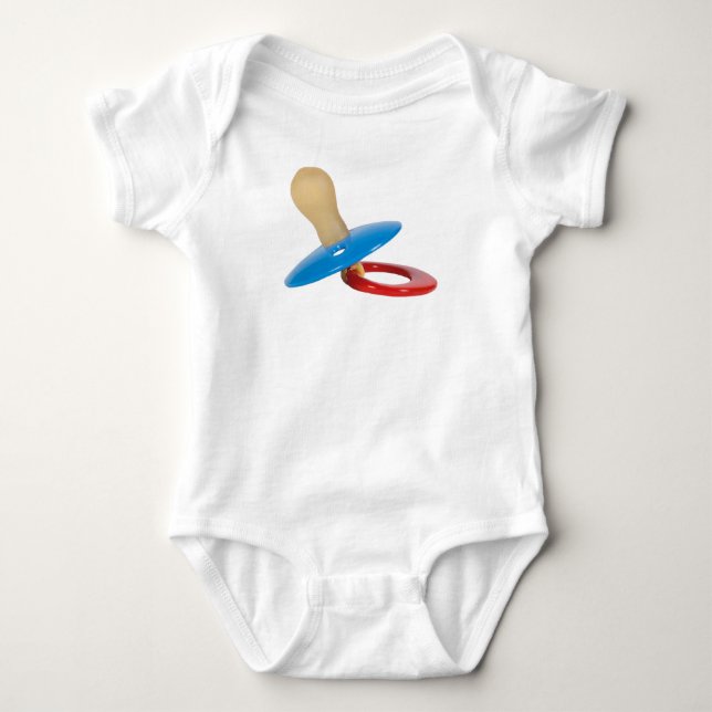 Pacifier Baby Bodysuit (Front)