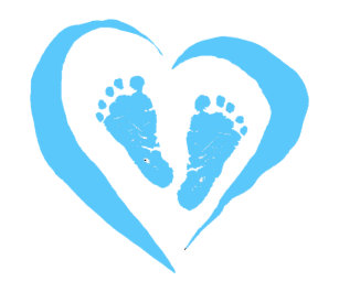 baby feet heart gifts