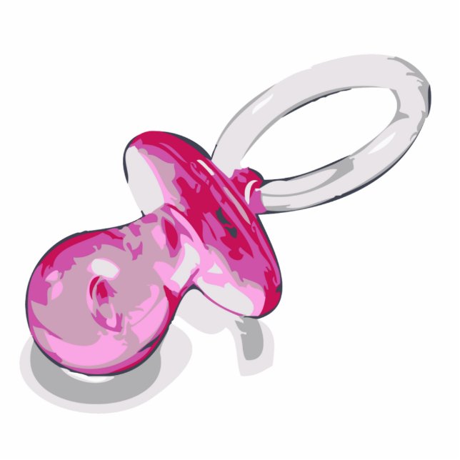 Pacifier Ornament Photo Sculpture Decoration (Front)