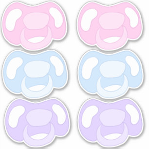 Pacifier Sticker Sheet