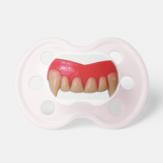 pacifier, tooth, vampire dummy Zazzle.co.uk