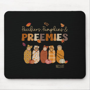 Pacifiers Pumpkins Preemies Nicu Rt Fall Thanksgiv Mouse Mat