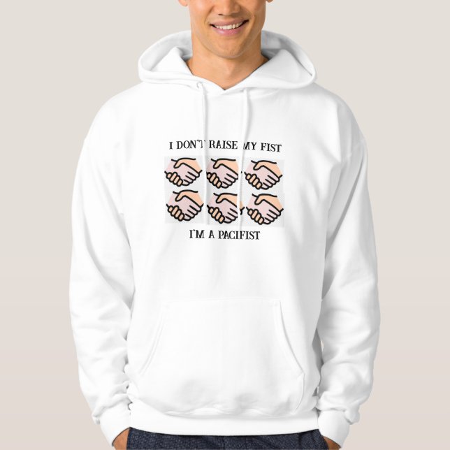 Pacifist Mennonite Hoodie (Front)