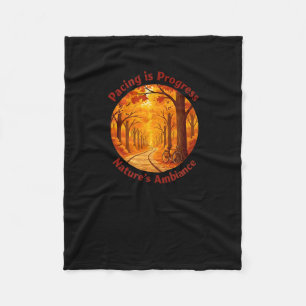 Pacing Is Progress Self-care - Nature Walk Gift Fleece Blanket