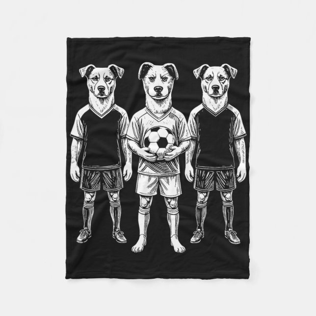Pack Attack Soccer Team  Fleece Blanket (Front)