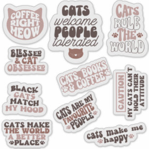 pack cat cute groovy motivational quote funny