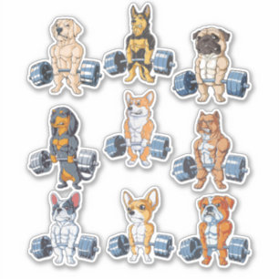 Pack Dog Gym Lover - Funny Gym Lover Pack 6