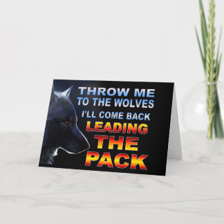 PACK LEADER GREETING CARD