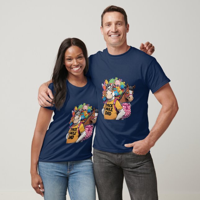  Pack Mule Dad – Funny Horse T-Shirt (Unisex)