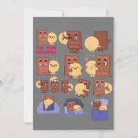 Pack Of 12 Moments of Love with Choco And Pancake