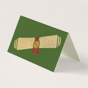 Pack of 25 Glitter Graduation Cards