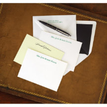 Pack of 25 Letterpress Cotton Paper Cards