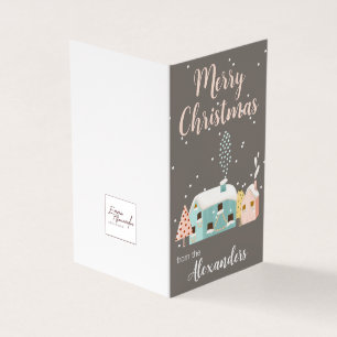 Pack of 25 Modern Family Christmas Cards