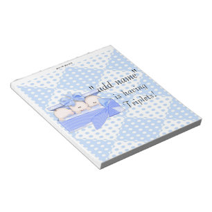 Pack of Baby Shower Candy Bar Wrappers Party Favou Notepad