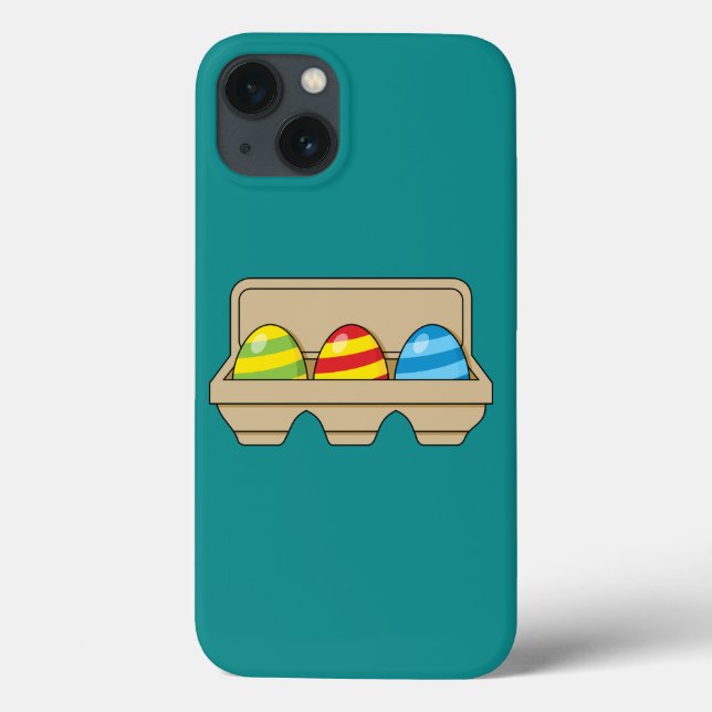 Pack of Colourful Cartoon Easter Eggs Case-Mate iPhone Case (Back)