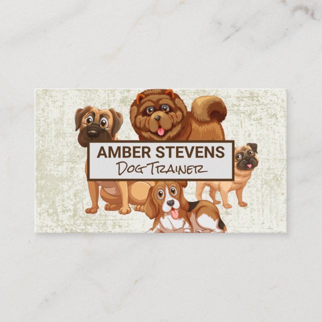 Pack of Dogs | Animal Business Card (Front)
